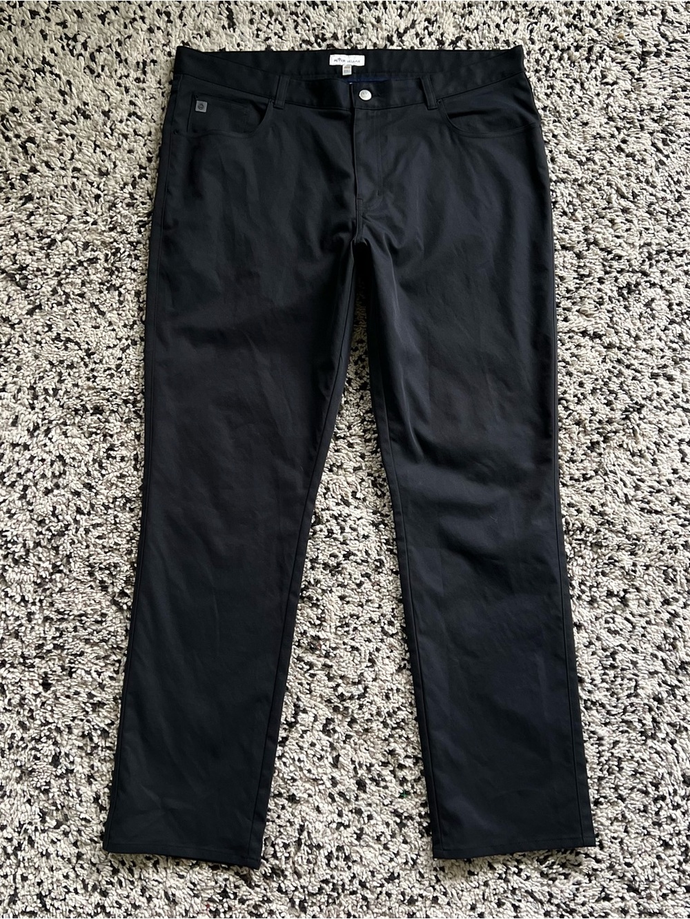 Peter Millar Golf Performance Pants Black EB66 5-Pocket ME0EB66FB Men’s 38x32